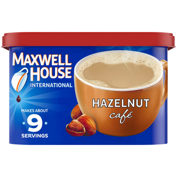 Maxwell House International Hazelnut Café-Style Instant Coffee Beverage Mix, 9 Oz. Canister