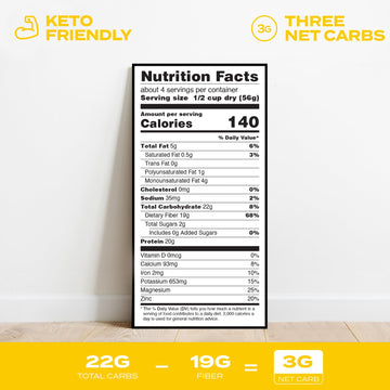 Aviate Keto Pasta Penne - Low Carb (3G Net) Lupini Penne Pasta - High Protein (20G) - Gluten-Free - Made With Lupin Flour [Plant