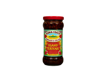 Kona Coast Island Teriyaki Marinade & Grilling Sauce | Artificial Flavor & Color Free | 15 Ounce Jar (Pack Of 6)
