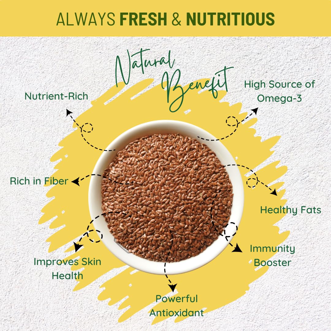 Sunbest Natural Organic Flax Seeds 32 Oz (2 Lb) - Usda Organic, Non-Gmo, Gluten Free, Vegan, Kosher- Premium Quality Superfood, Omega-3S, Fiber For Heart Health And Digestive Support - 2-Pack 16 Oz