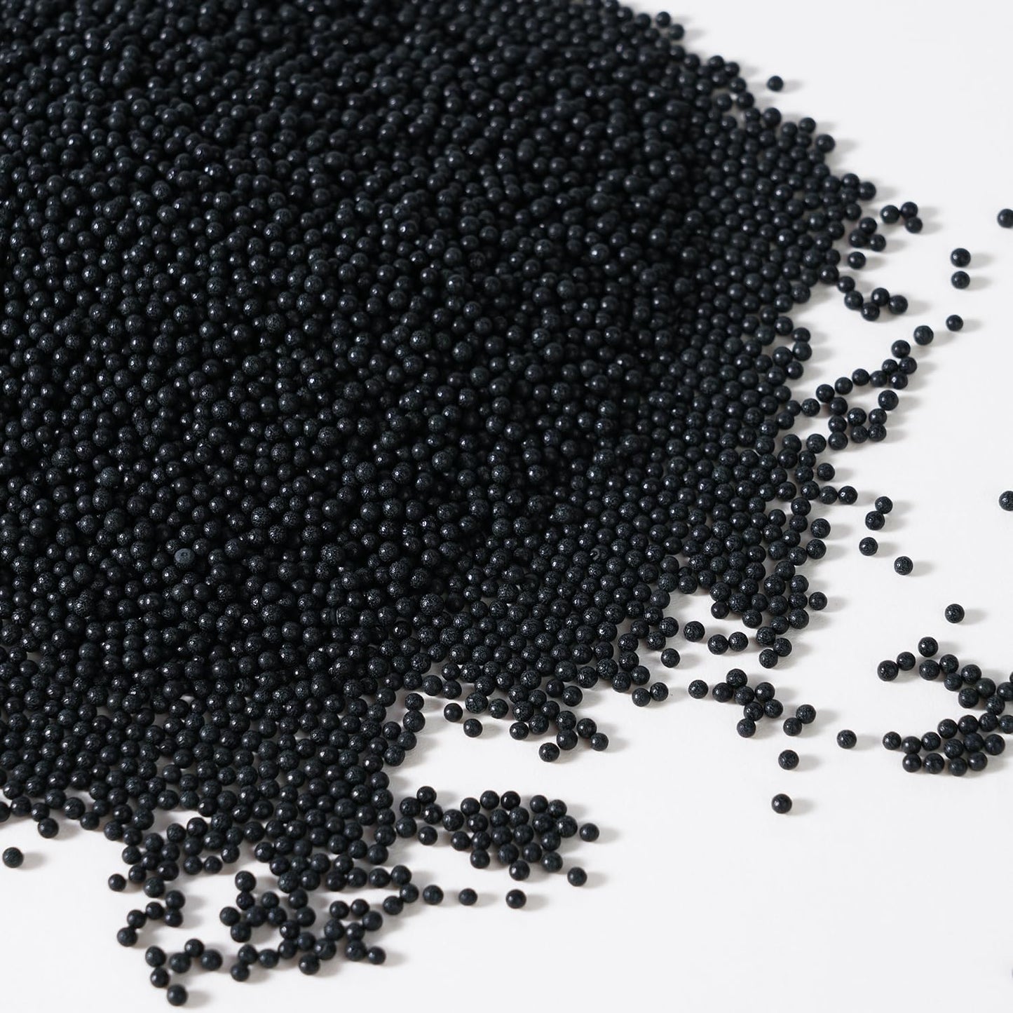 Edible Black Sprinkles Black Nonpareils Sprinkles 2Mm Edible Pearls For Cakes Cupcakes Macarons Donuts Cakesicles Perfect For Halloween (120G/4.23Oz)