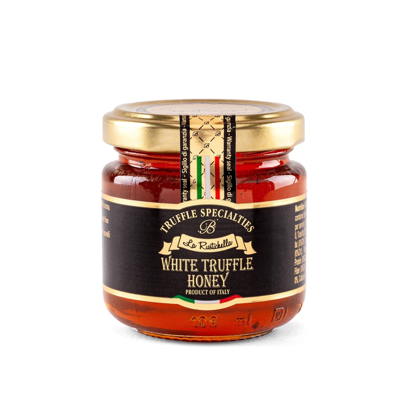 La Rustichella - White Truffle Honey 4.94 oz (140 gr) - 100% Made in Italy | Vegan, Gluten-Free, Cholesterol-Free