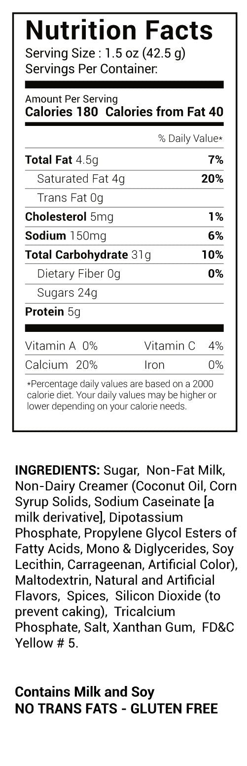 Java Frost Eggnog Creme Drink Mix, 8 Ounce, Pack of 1