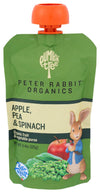 Peter Rabbit Organics Baby Pea Spinach Apple, 4.40 Oz
