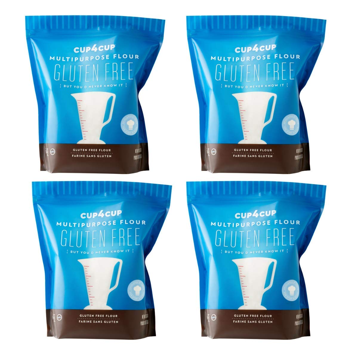Cup4Cup Gluten Free Flour, 3 lb (3 Pound (Pack of 4))