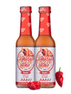 Jersey Girl Hot Sauce Co, Sizzlin' Original Spicy Hot Sauce (All Natural) & (Low Sodium) Crafted With Trinidad Scorpion, Long Ho