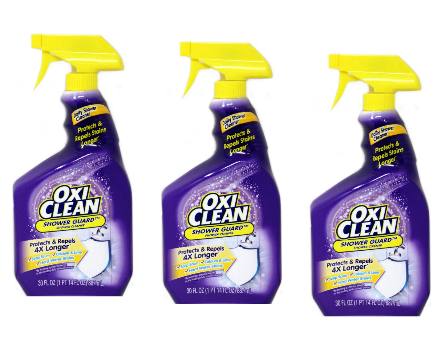 Oxiclean Shower Guard Daily Shower Cleaner, 30 Oz., (Pack Of 3)