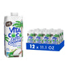 Vita Coco Organic Coconut Water Extra Coconut | More Coconutty Flavor | Hydrating Electrolytes | Vital Nutrients | 11.1 Fl Oz (Pack of 12)