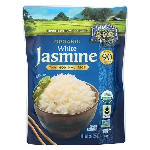 Lundberg Family Farms Organic Thai Rice - White Jasmine - case Of 6 - 8 Oz(D0102H5NR8T)