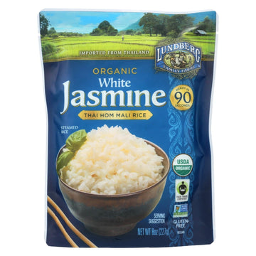 Lundberg Family Farms Organic Thai Rice - White Jasmine - case Of 6 - 8 Oz(D0102H5NR8T)
