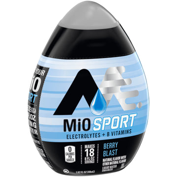 Mio Sport Liquid Water Enhancer, Berry Blast, 1.62 Fl Oz, Pack of 2
