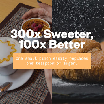 Purisure Stevia Concentrated Powder, Zero Calorie Sweetener, 125 g, Non-GMO, Keto Friendly, Natural for Baking