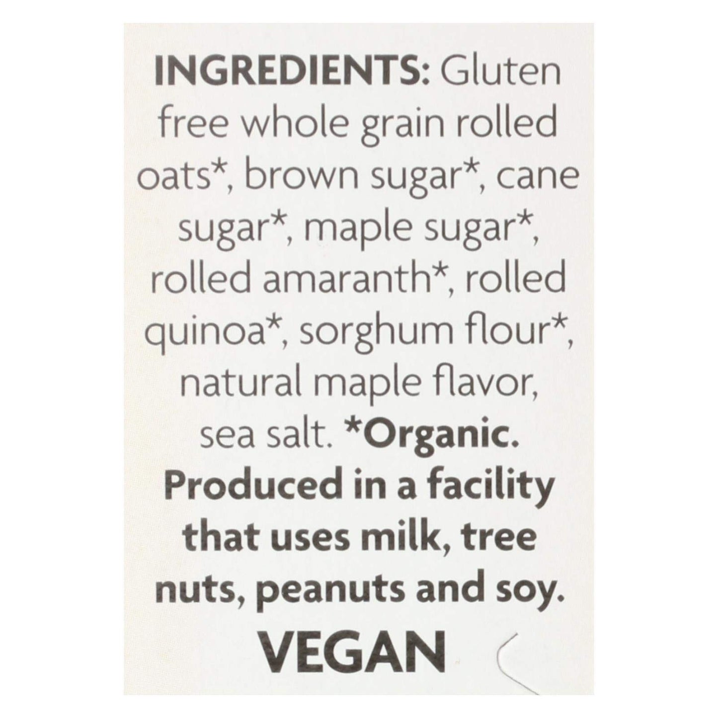 Natures Path Organic Brown Sugar Maple Hot Oatmeal, 11.3 Ounce - 6 per case.