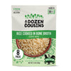 A Dozen Cousins Rice Cooked in Bone Broth Microwaveable Rice Packets | 7g Protein | Contains Collagen (Classic Chicken Broth, 8