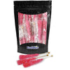 Rock Candy Lollipops Pops Candy Suckers, Color And Flavor Assortment, Individually Wrapped, 6.5'' (Cherry, 12-Pack)