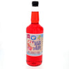 Hypothermias Shaved Ice & Snow Cone Syrup - Quart (32 fl. oz) - Pink Bubble Gum - Made with Non-GMO 100% Pure Cane Sugar, No Cor