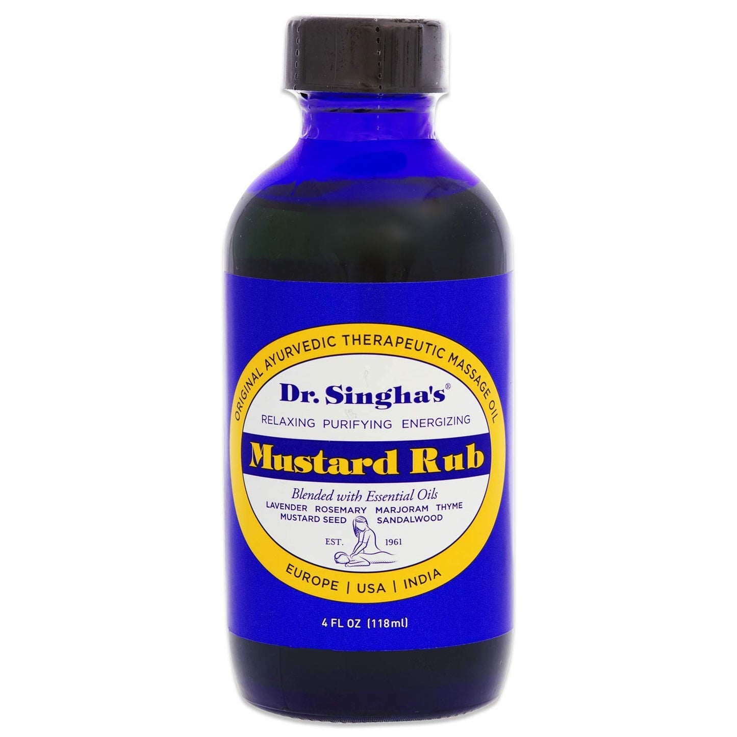 Dr Singha s Mustard Bath Mustard Rub 4 oz (Multi-Pack)2