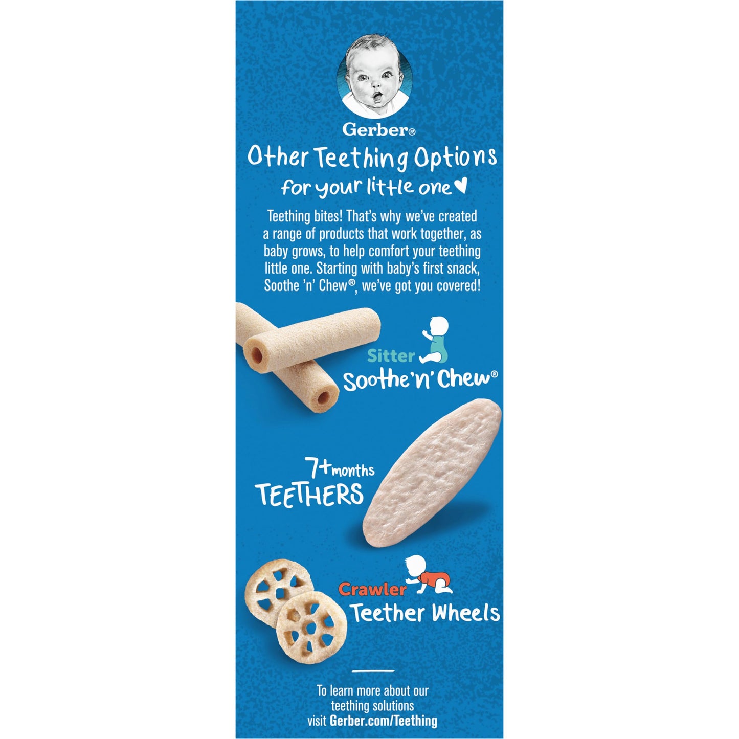 Gerber Snacks For Baby Teethers, Gentle Teething Wafers, Strawberry Apple Spinach, 1.7 Ounce, 12 Count Box (Pack Of 6)