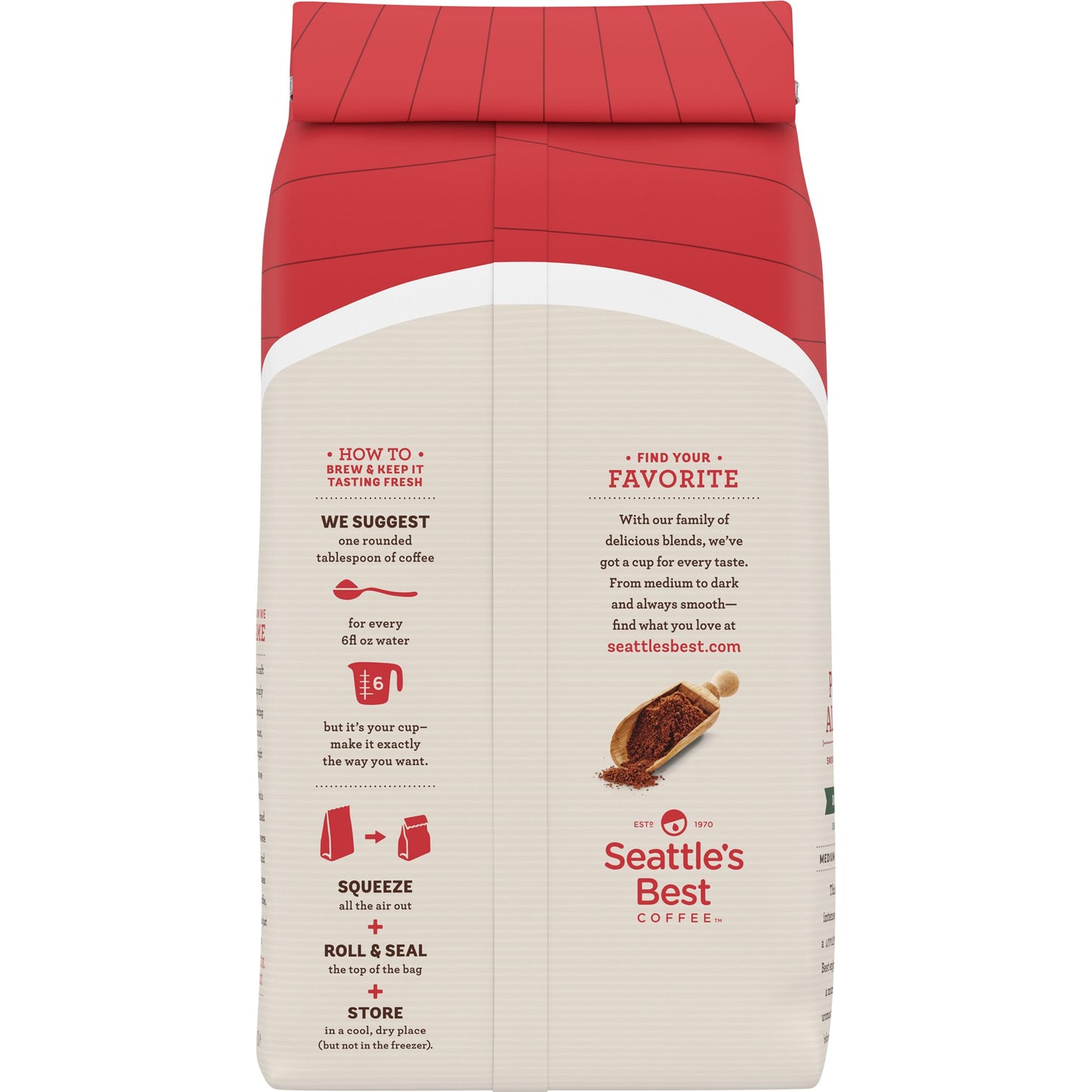 Seattle’S Best Coffee, Dark Roast Ground Coffee, Post Alley, 100% Arabica, 1 Bag (20 Oz)