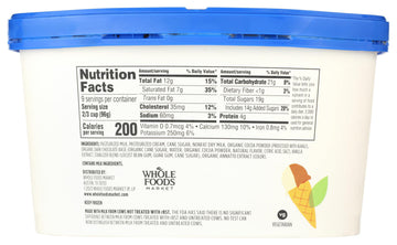365 by Whole Foods Market Half Vanilla Half Chocolate Ice Cream, 1.5 QT