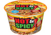 Nissin Bowl Noodles Hot & Spicy Chicken Flavor Microwavable And Spoonable Noodles & Soup With Og Trans Fat For Best In Ramen Instant Noddle Soup- 12 Pack Of 3.32 Oz Cups