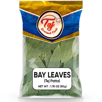 Taj Bay Leaves, Large Whole Bay Leaf (Tej Patta), 1.75Oz (50G)