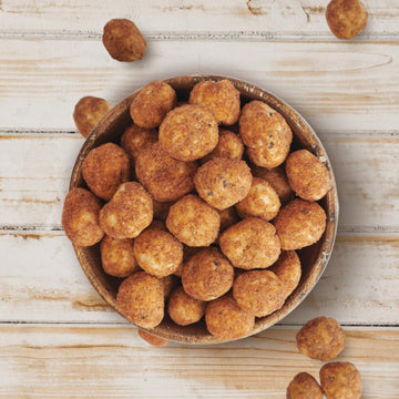 Taali Cinnamon Vanilla Water Lily Pops (6 Resealable Bags) - Sweet Roasted Fox Nuts Makhana Snack | Crunchy Indian Healthy Snack