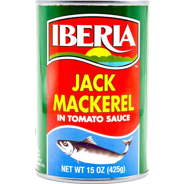 Iberia Jack Mackerel in Tomato Sauce, 15 Ounce