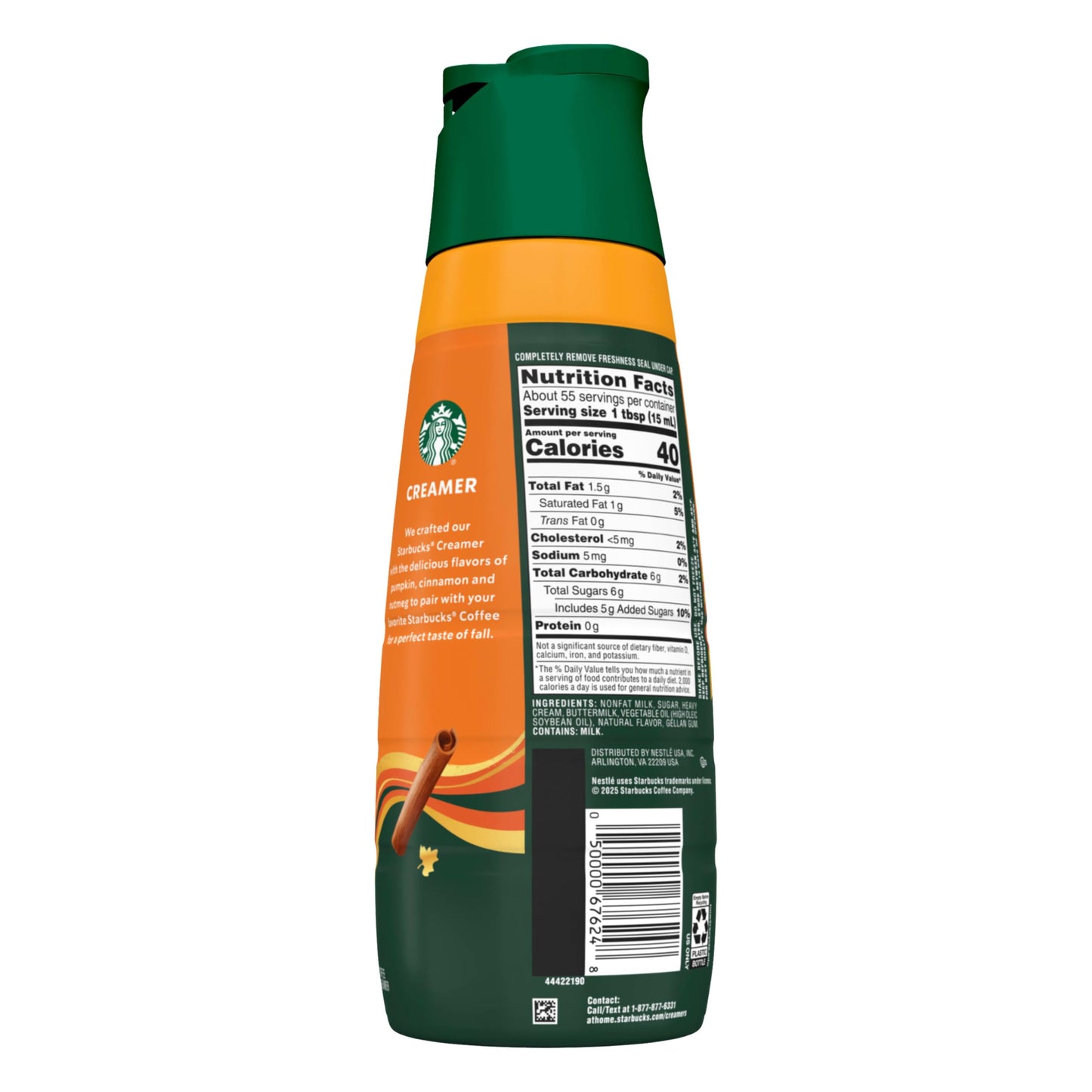 Starbucks Pumpkin Spice Latte Coffee Creamer, 28 Fl Oz