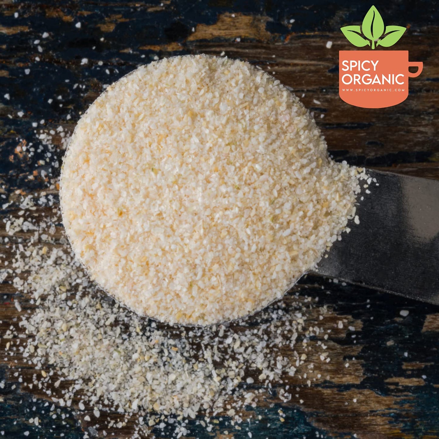 SPICY ORGANIC Onion Granules - USDA Organic Non-GMO Culinary Onion - 8 Ounce