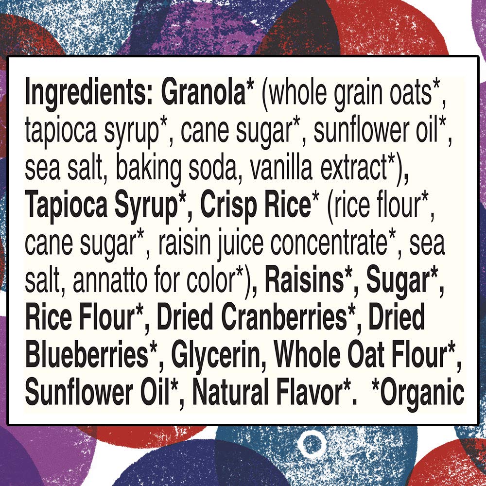 Cascadian Farm Organic Granola Bars, Harvest Berry Chewy Granola Bars, 6 Ct