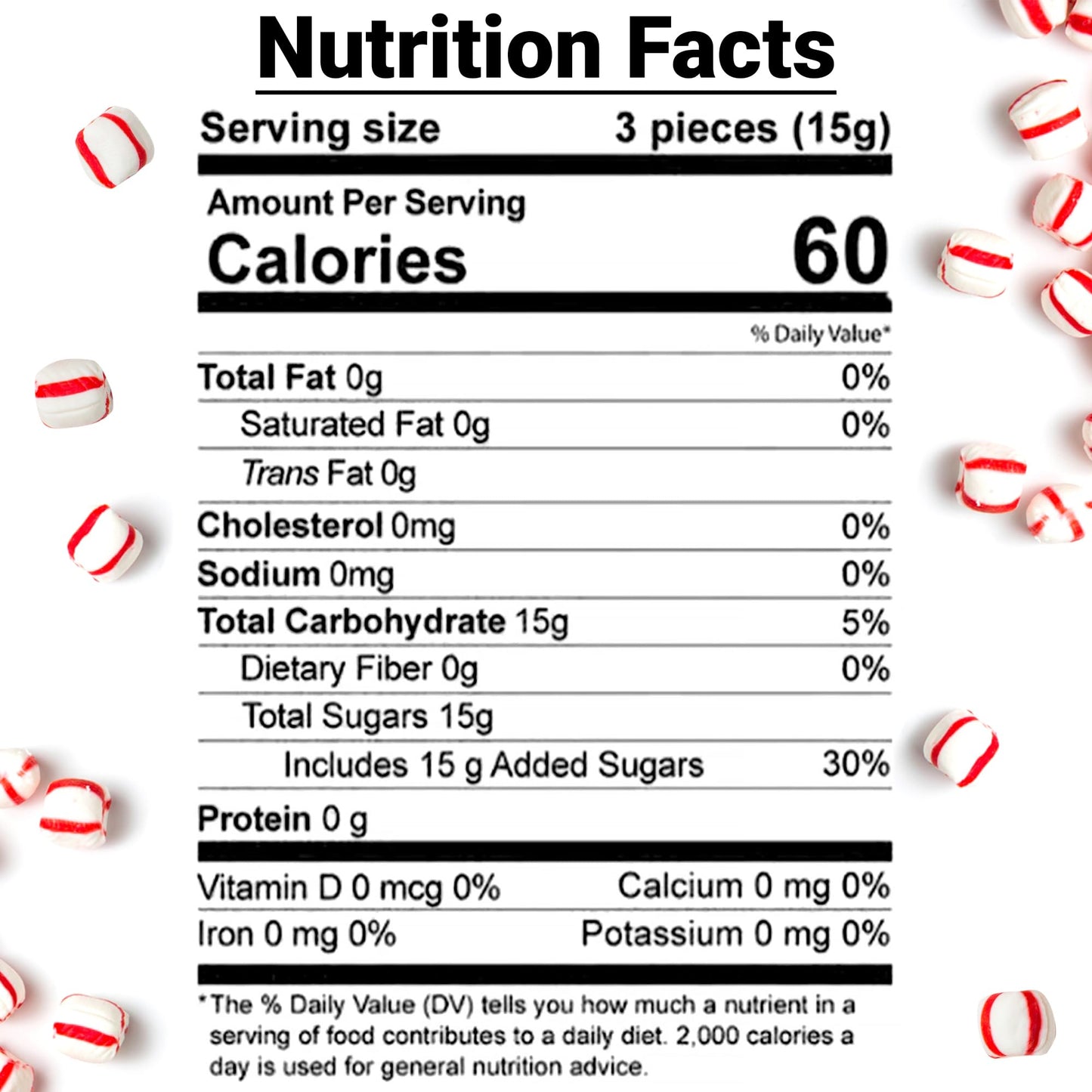 Soft Peppermint Puff Candy - 1 Pound Bag - Individually Wrapped Soft Mints Peppermint Puffs