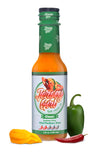 Jersey Girl Habanero Hot Sauce 5Oz (Classic) Made With 4 Pepper Varieties (No Added Salt/Sodium Free)