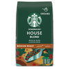 Starbucks Ground Coffee, Medium Roast Coffee, House Blend, 100% Arabica, 1 Bag (18 Oz)
