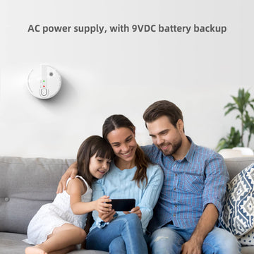 Smoke Detector, Hardwired Interconnected Smoke Detectors, Smoke Alarm With Replaceable 9V Battery, Interconnects Up To 12 Fire A