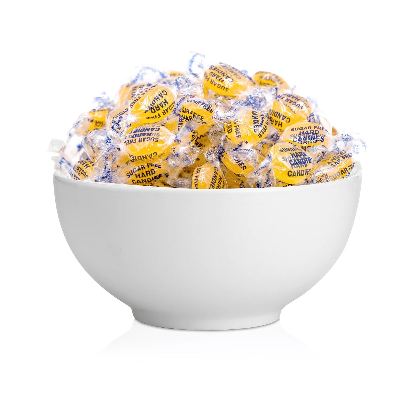 Sugar-Free Lemon Hard Candy - 1 Pound Pack (About 80 Count) - Individually Wrapped (Pack of 2)