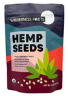 Wilderness Poets Hulled Hemp Seeds, Organic Raw Hemp Hearts (32 Ounce - 2 Pound)
