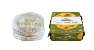 Ines Rosales Rosemary and Thyme Olive Savory Oil Tortas (Tortas Aceite con Romero y Tomillo) 6.34 Oz (180 g) pack, contains six
