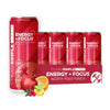 Clean Simple Eats Energy Drink, 100 Mg Organic Caffeine, Zero Sugar, North Pole Punch Flavor, 12 Oz Cans, 12 Pack