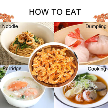 DABC OAK LAND Dried Shrimp - Medium Large 16oz - Fresh-Caught & Dehydrated Seafood for Snacks, Salad, Pad Thai or Soup