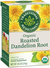 Traditional Medicinals Organic Roasted Dandelion Root Herbal Wrapped Tea Bags - 16 Ct - 6 Pk