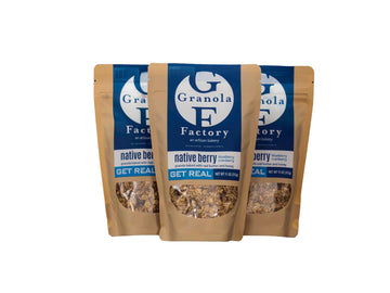 Granola Factory Native Berry, All-Natural, Sweet And Salty Breakfast Cereal Snack (Native 3 Pack), 11 Ounce (Pack Of 3)