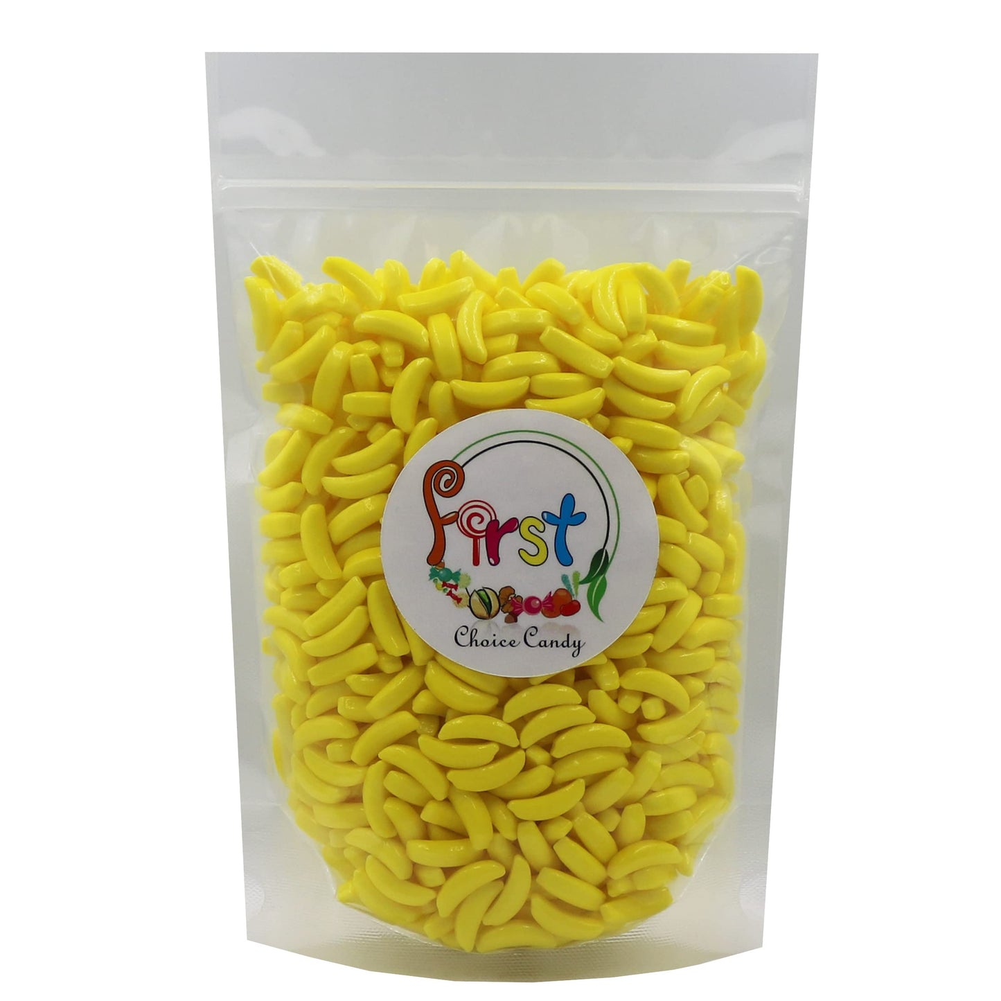 Firstchoicecandy Silly Banana Heads Classic Hard Candy (Yellow, 5 Pound)