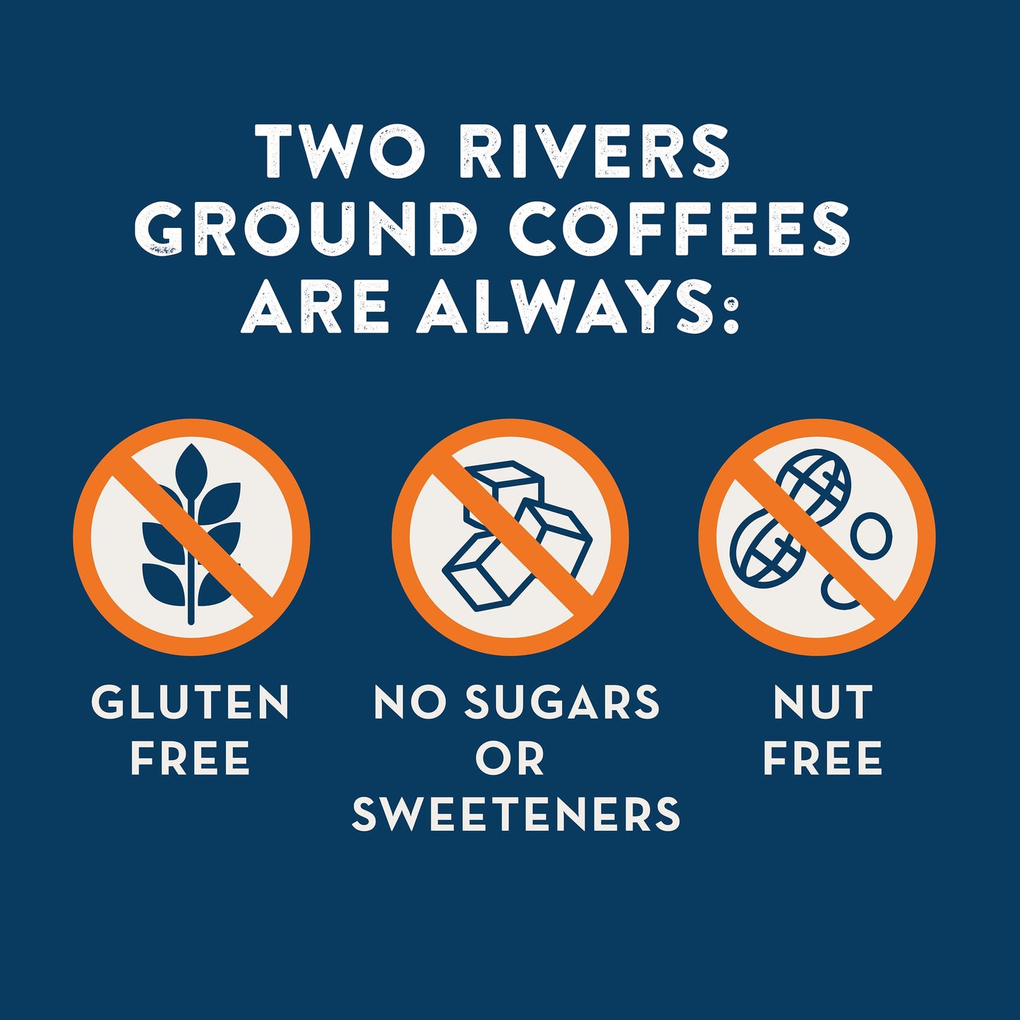 Two Rivers Coffee Holiday Spice Flavored Ground Coffee, Perfectly Balanced, Always Smooth, Made With 100% Arabica Beans - Flavor