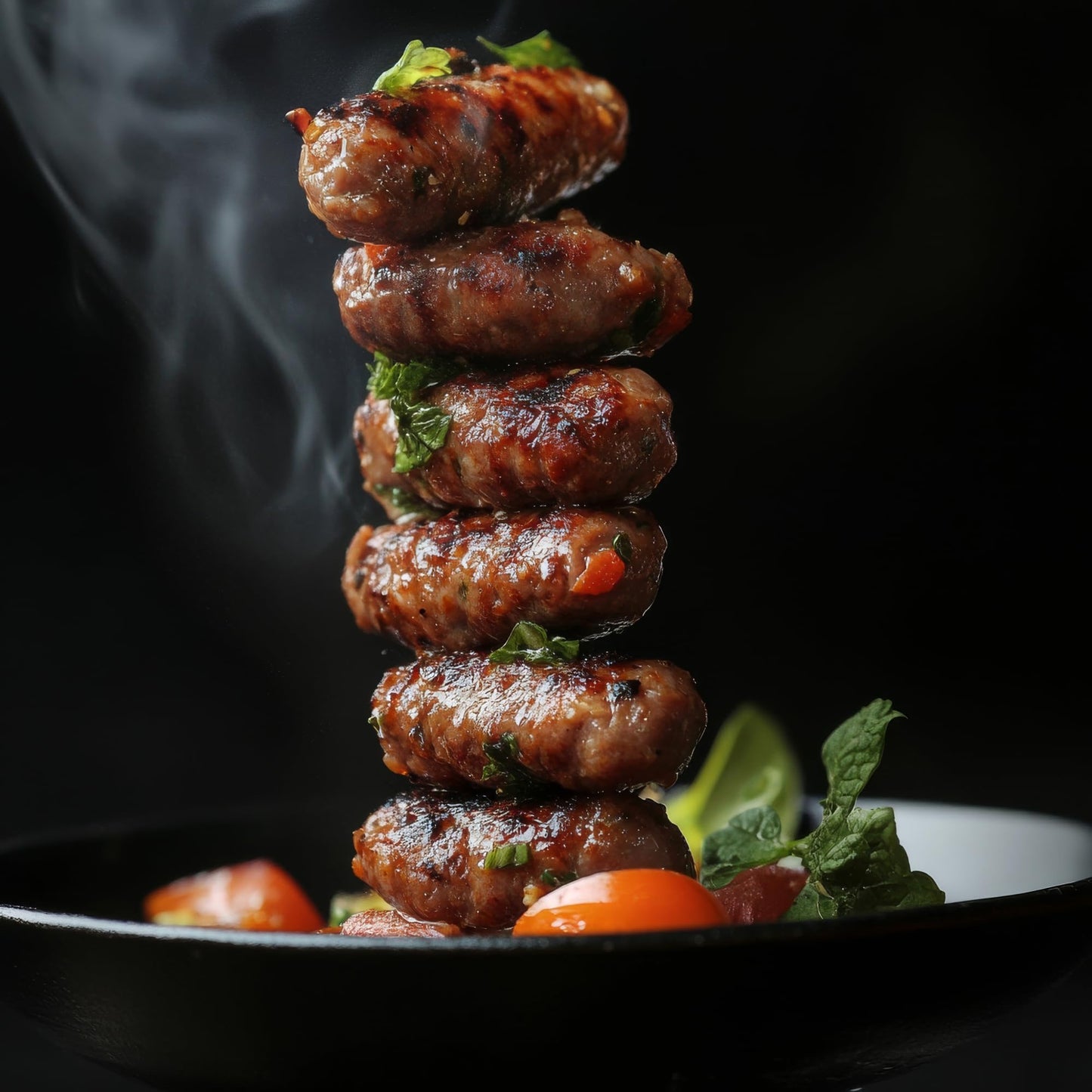 Meatcrafters Lamb Merguez Sausage With Fennel & Mint, No Antibiotics, Preservative Free, 12Oz (2-Pack, 8 Total Links)