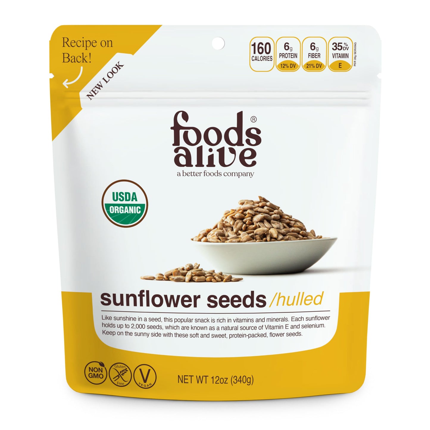 organic sunflower seeds (hulled)