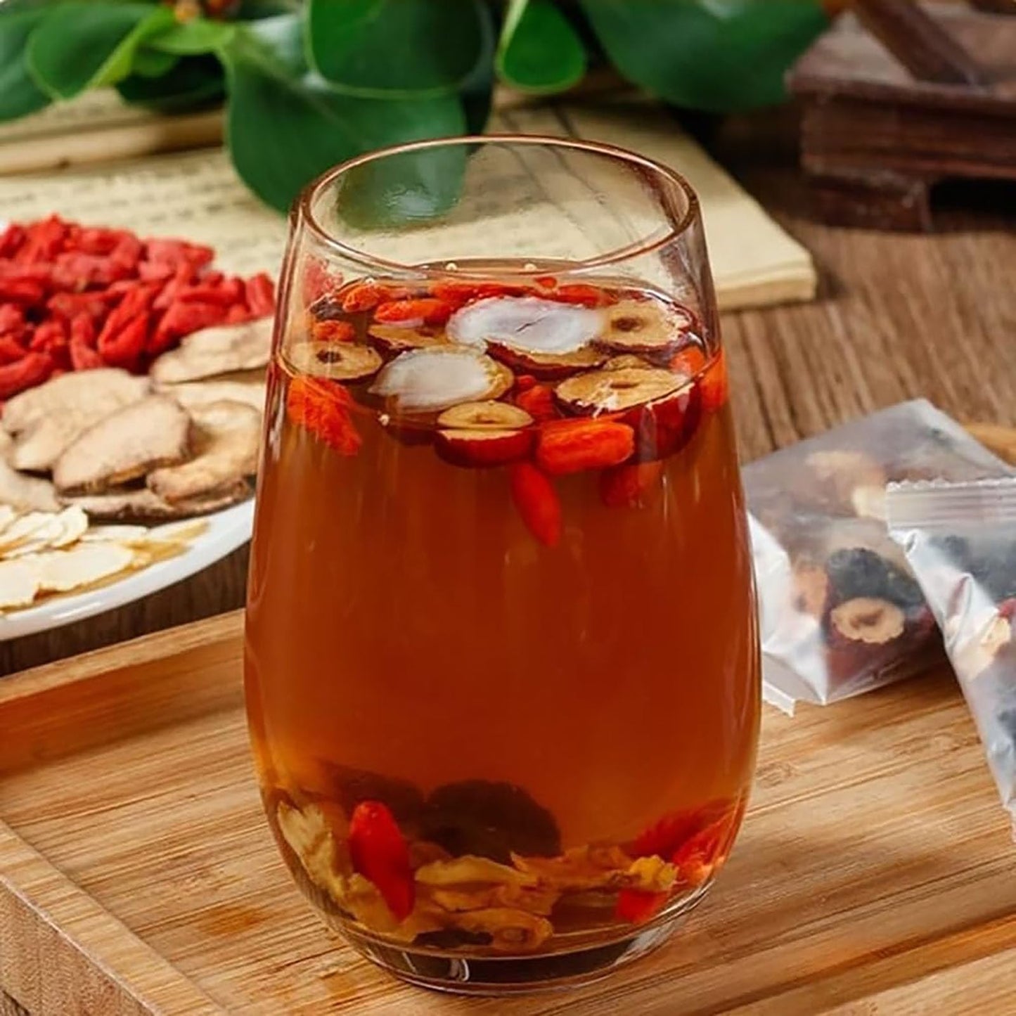 Kidney Tea Formula Ginseng Six Treasure Tea, Organic Kidney Cleanse Ginseng Five Treasure, The Para Limpiar Los Riones, Natural