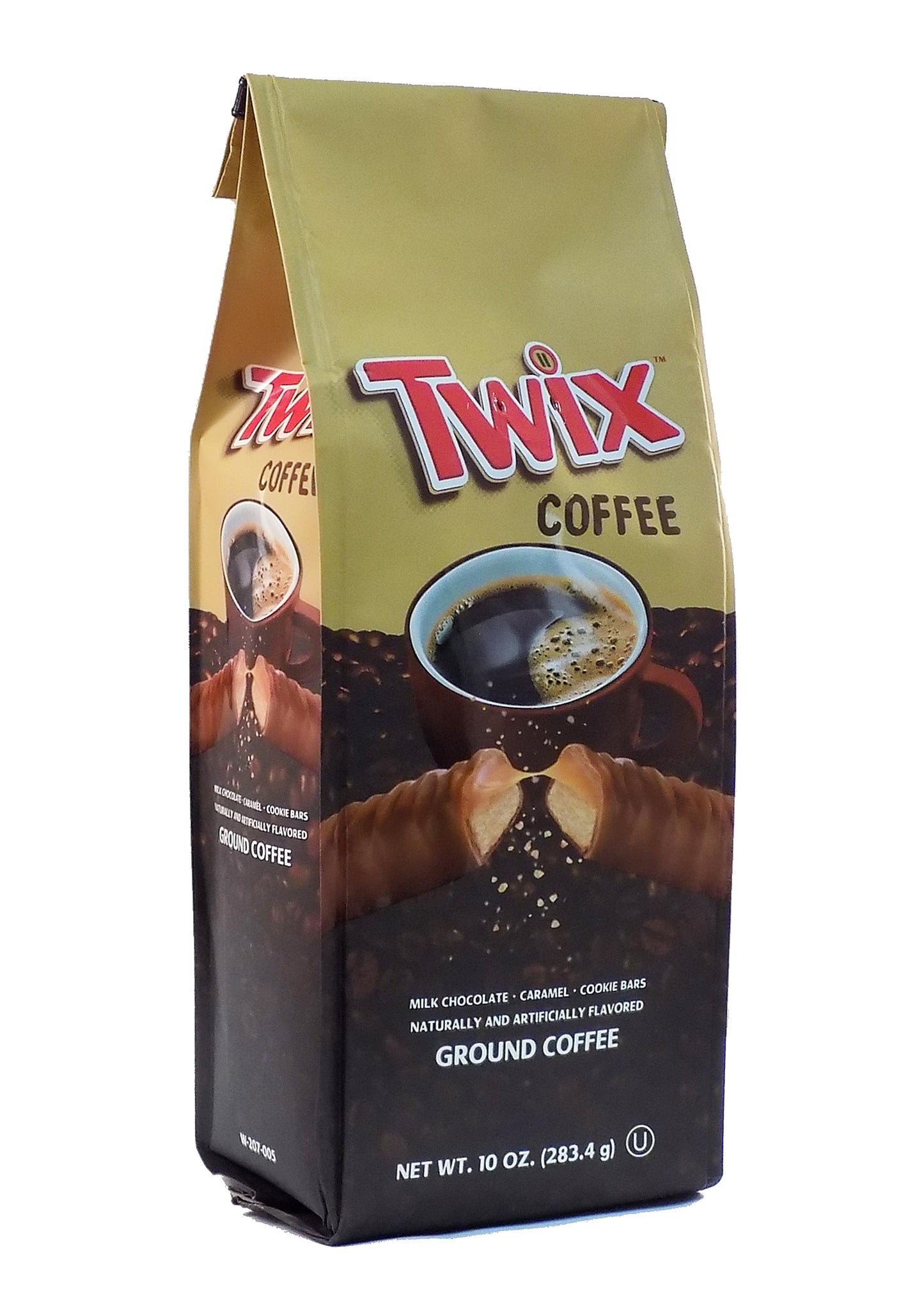 Ground Coffee, Medium Roast, Caramel Chocolate Flavored 10Oz Bag