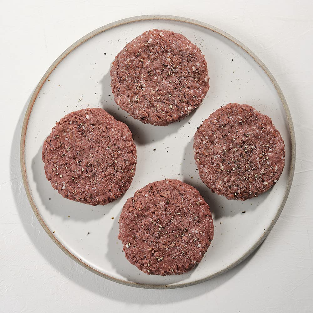 Beyond Burger From Beyond Meat, Plant-Based Meat, Frozen, 40 - 4Oz. Patties Per Box (Total 10 Lbs.)