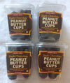New Trader Joe'S Dark Chocolate Peanut Butter Cups 4 Pack No Artificial Flavors 1 Lb Each Container No Preservatives